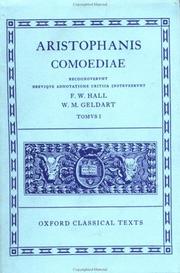 Cover of: Aristophanis Comoediae :  Volume I:  Acharenses, Equites, Nubes, Vespae, Pax, Aves (Oxford Classical Texts Ser)