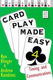 Cover of: Timing and Communications (Card Play Made Easy)