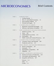 Cover of: Foundations of microeconomics