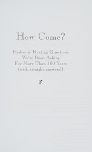 How come? by Dan Holohan