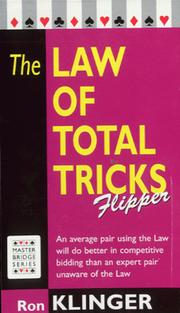 Cover of: The Law of Total Tricks Flipper by Ron Klinger