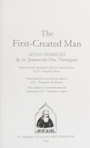 Cover of: The first-created man by Symeon the New Theologian, Saint