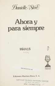 Cover of: Ahora y para siempre