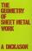 Cover of: The Geometry of Sheet Metal Work