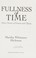 Cover of: Fullness of time