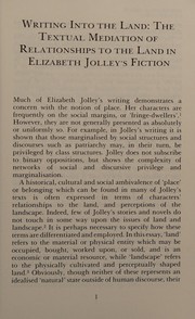 Cover of: Elizabeth Jolley: new critical essays