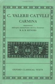 Cover of: Carmina (Oxford Classical Texts Ser)