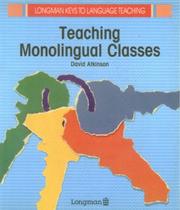 Cover of: Teaching monolingual classes
