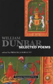 Cover of: William Dunbar by Priscilla Bawcutt, Priscilla Bawcutt