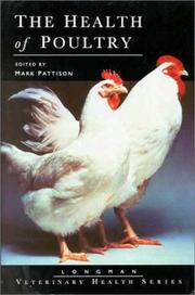 Cover of: The Health of Poultry by Mark Pattison