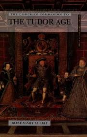 Cover of: The Longman companion to the Tudor age