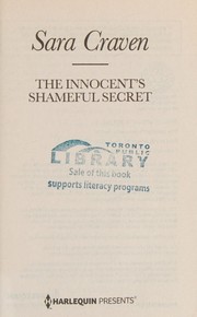 Cover of: Innocent's Shameful Secret