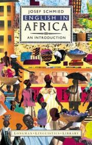 English in Africa by Josef J. Schmied