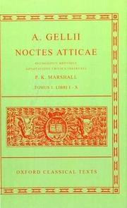 Cover of: A. Gellii Noctes Atticae by Aulus Gellius