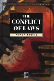 Cover of: The conflict of laws