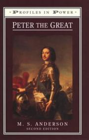 Cover of: Peter the Great by Matthew Smith Anderson