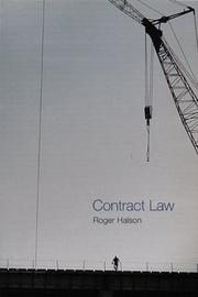 Cover of: Contract Law