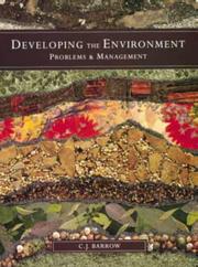 Cover of: Developing the environment: problems and management
