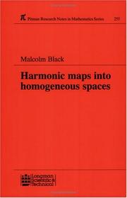 Harmonic maps into homogeneous spaces by Black, Malcolm.