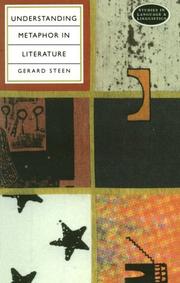 Cover of: Understanding metaphor in literature by Gerard Steen