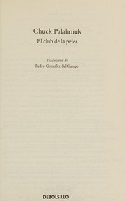 Cover of: Club de la pelea, El by Chuck Palahniuk