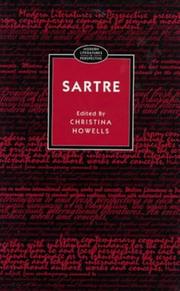 Cover of: Sartre by edited and introduced by Christina Howells.