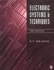 Cover of: Electronic systems & techniques