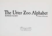 Cover of: The Utter Zoo Alphabet: A Book of Postcards