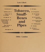 Cover of: Tobacco, snuff-boxes, and pipes