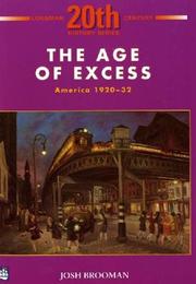 Cover of: Age of Excess 20th Century (20th Century History)