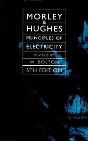 Cover of: Principles of Electricity by E. Hughes, A. Morley, Arthur Morley