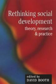 Cover of: Rethinking Social Development by David W. Booth