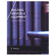 Building Services and Equipment by F. Hall