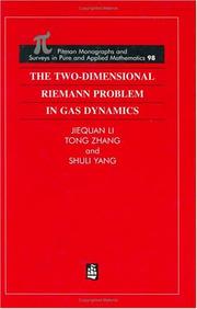 Cover of: The Two-Dimensional Riemann Problem in Gas Dynamics (Chapman and Hall /Crc Monographs and Surveys in Pure and Applied Mathematics)