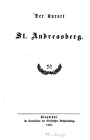 Cover of: Der Kurort St. Andreasberg by 