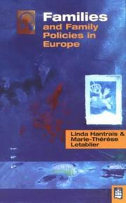 Cover of: Families and family policies in Europe by Linda Hantrais