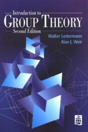 Cover of: Introduction to group theory.