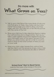 Cover of: What grows on trees?