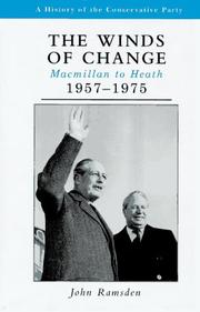 Cover of: The winds of change: Macmillan to Heath, 1957-1975