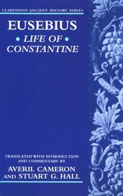 Cover of: Life of Constantine by Eusebius of Caesarea