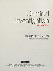 Cover of: Criminal investigation