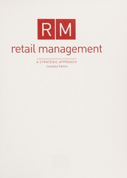 Cover of: Retail management: a strategic approach