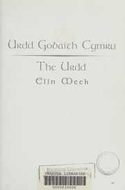 Cover of: Urdd Gobaith Cymru = by Elin Meek