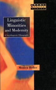 Cover of: Linguistic Minorities and Modernity by Monica Heller