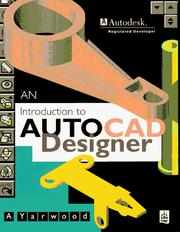 Cover of: An Introduction to Autocad Designer: Releases 1 and 2