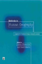 Methods in human geography by Robin Flowerdew, David Martin, David Martin (undifferentiated)