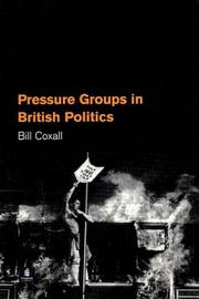 Cover of: Pressure groups in British politics