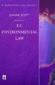 Cover of: EC environmental law