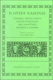 Cover of: Amores ; Medicamina faciei femineae ; Ars amatoria ; Remedia amoris by Ovid