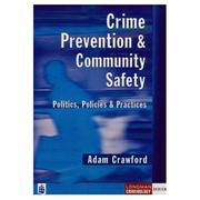 Cover of: Crime prevention and community safety by Adam Crawford